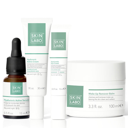 Rutyna 4 produktów: serum + krem + kontur oczu + masło do demakijażu