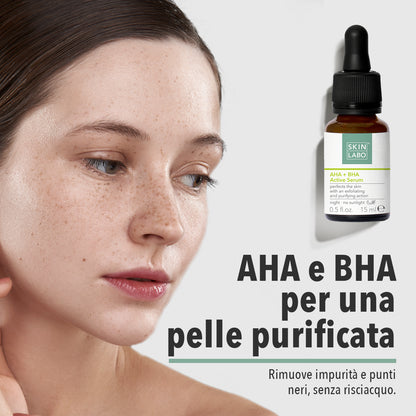 AKTYWNE SERUM Z KWASAMI AHA + BHA